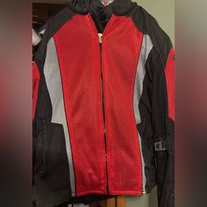 Joe Rocket Gray and Black Motorcycle Jacket
